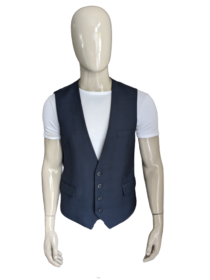 Alexander Dobell waistcoat. Black Blue checked. Size 54 / L. #323