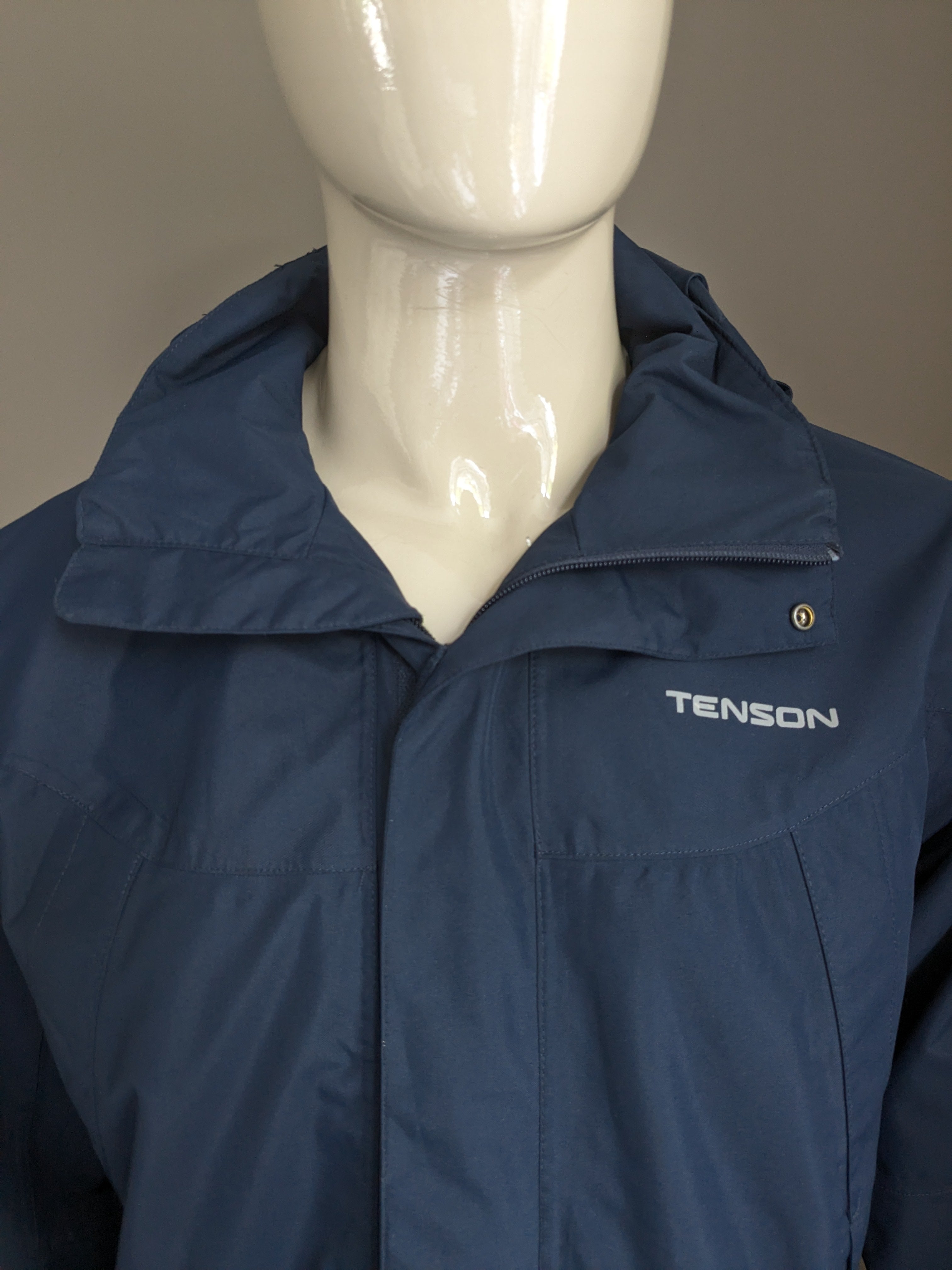 Seminarie brandstof wetenschappelijk Tenson outdoor jas. Donker Blauw gekleurd. Maat L. | EcoGents
