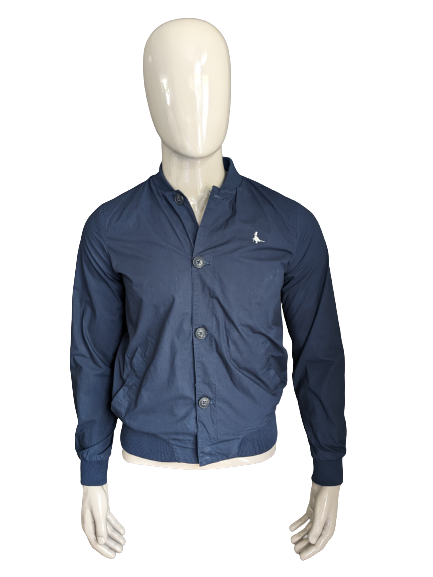 Jack Wills zomer jas / jack met knopen. Donker Blauw gekleurd. Maat XS.