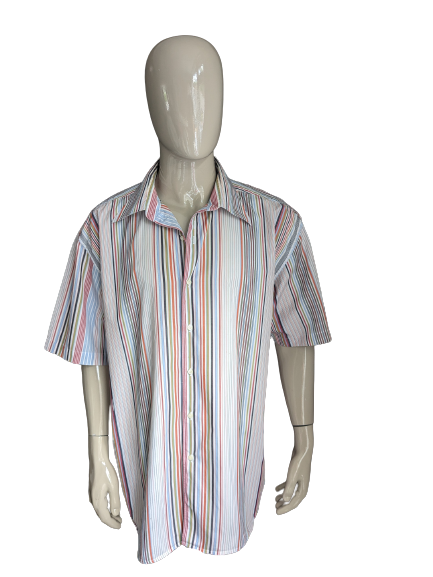 Shirt Dodgers Shirt Sleeve. Motif à rayures coloré. Taille 3xl / xxxl.