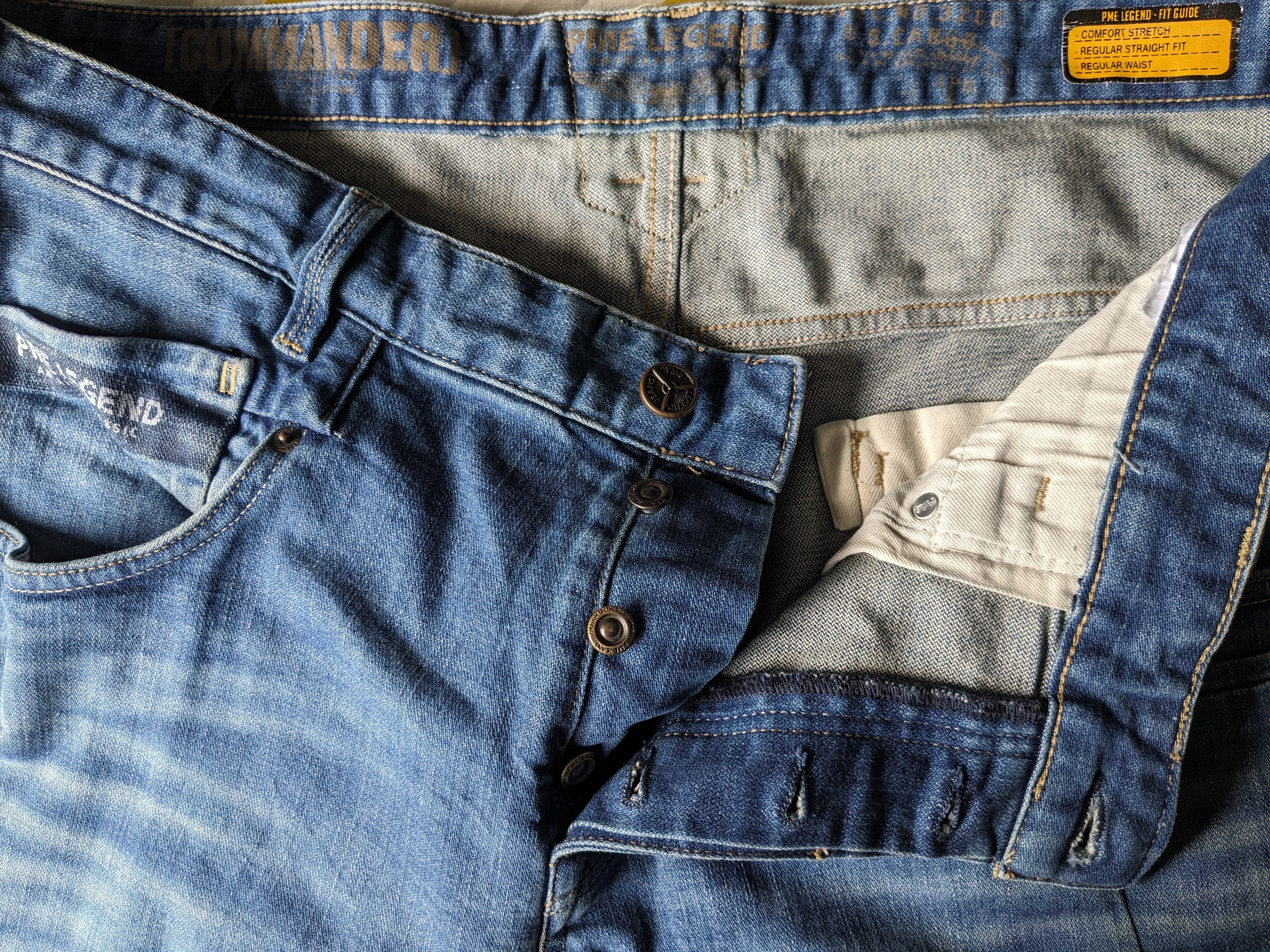 Effectiviteit Aanpassen Worden PME Legend Commander jeans. Blauw gekleurd. Regular. Maat W40 - L26. netjes  ingekort. | EcoGents