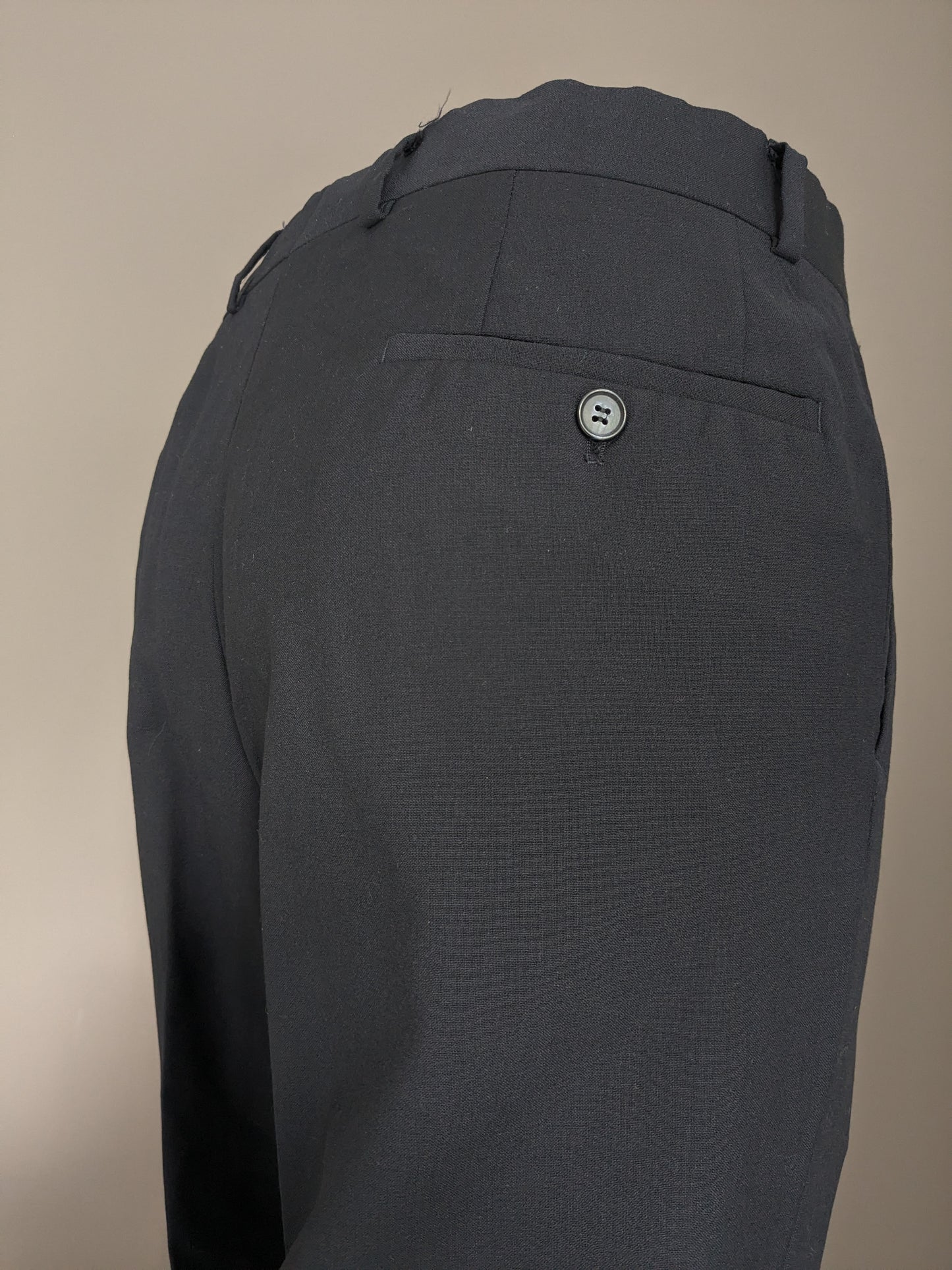Pantalones de lana con cubierta. Color azul oscuro. Tamaño 52 / L. #500.