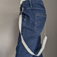 G-Star RAW jeans met bretels. Donker Blauw gekleurd. Stretch. Maat W32 - L24.
