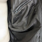 Varkensleren halflange winter jas. Donker Bruin gekleurd met dubbele sluiting. Maat 60 / 2XL-3XL.