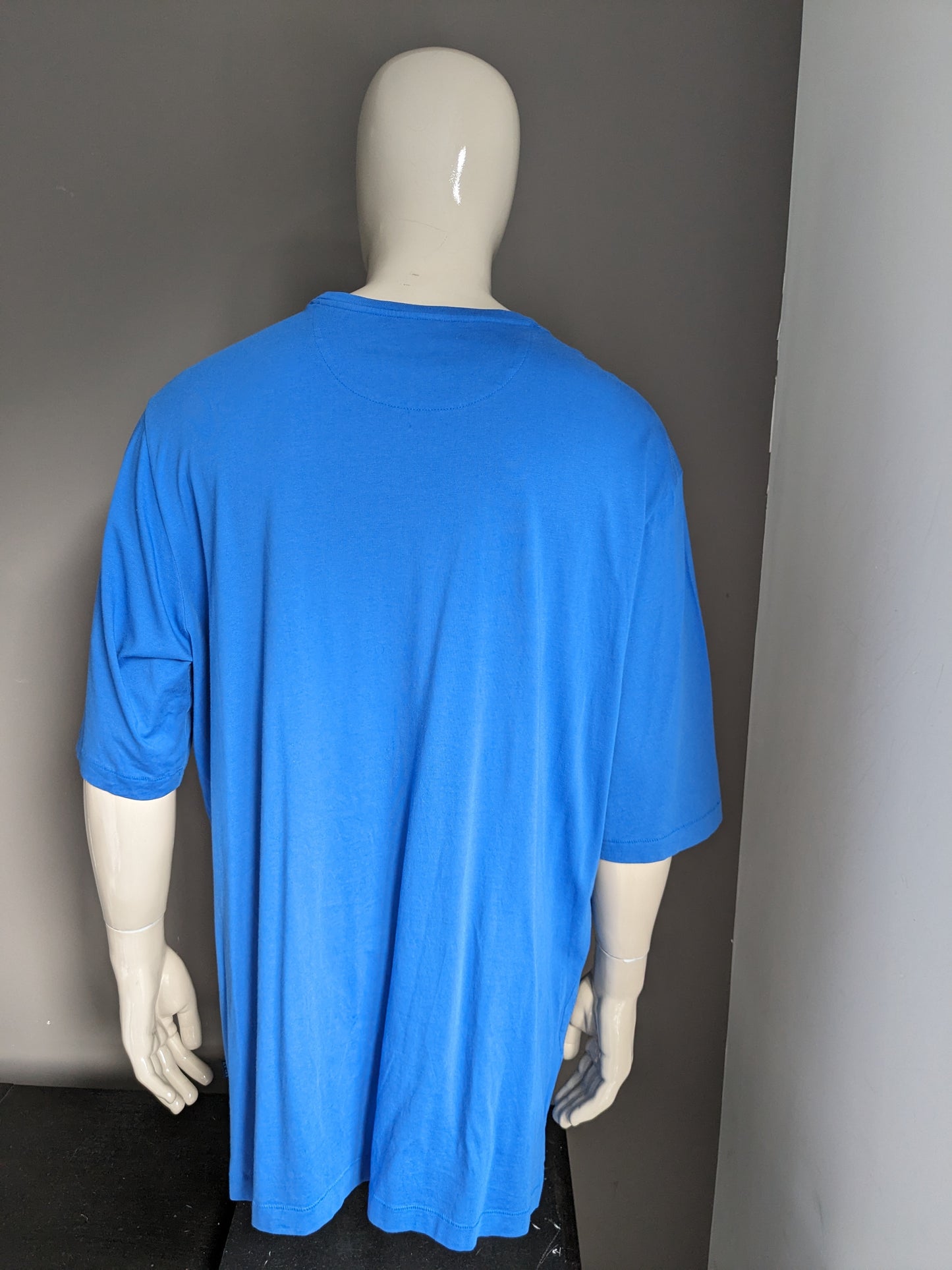 Tommy Bahama Relax shirt. Blauw gekleurd. Maat 2XL / 3XL.