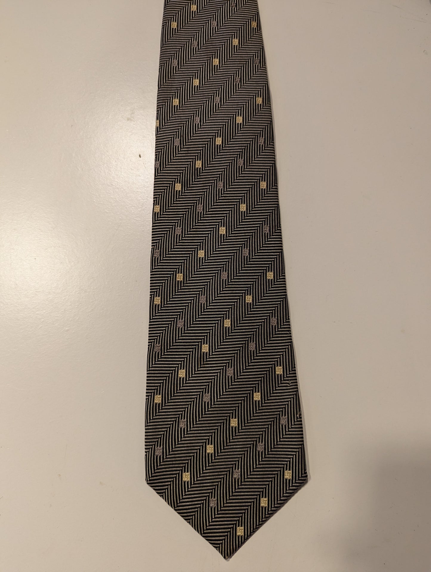 Cravatta di seta Jose Piscador vintage.
