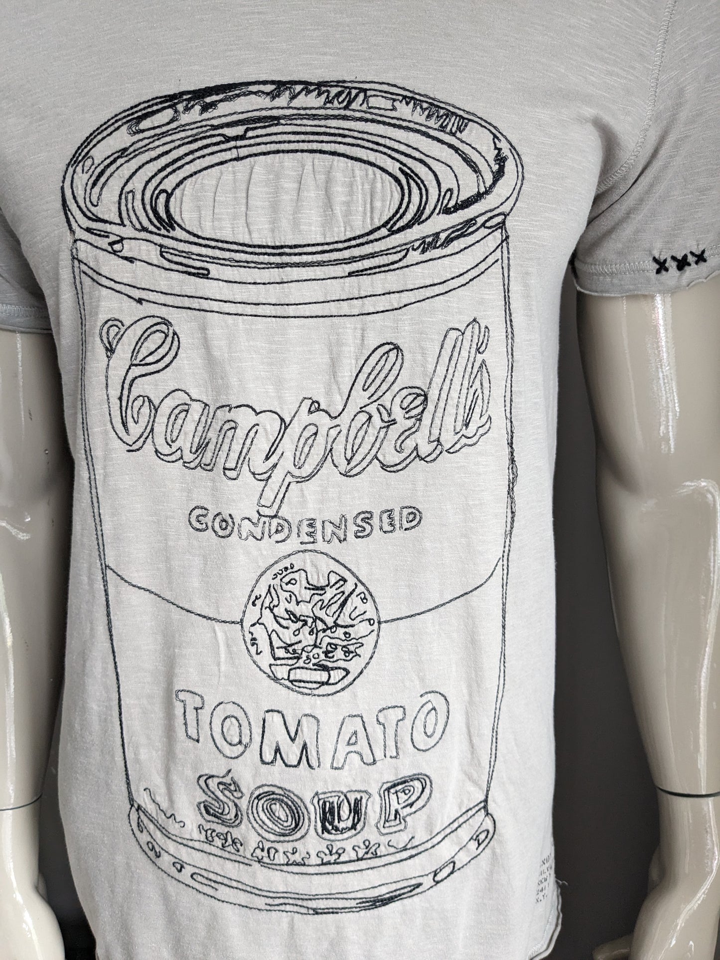 Andy Warhol de Pepe Jeans London Shirt. Kaki mezclado. Talla L.