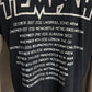Tinie Tempah tour shirt. Zwart met opdruk. Maat L.