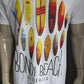 Between the Flags "Bondi Beach" shirt. Wit met opdruk. Maat XL.