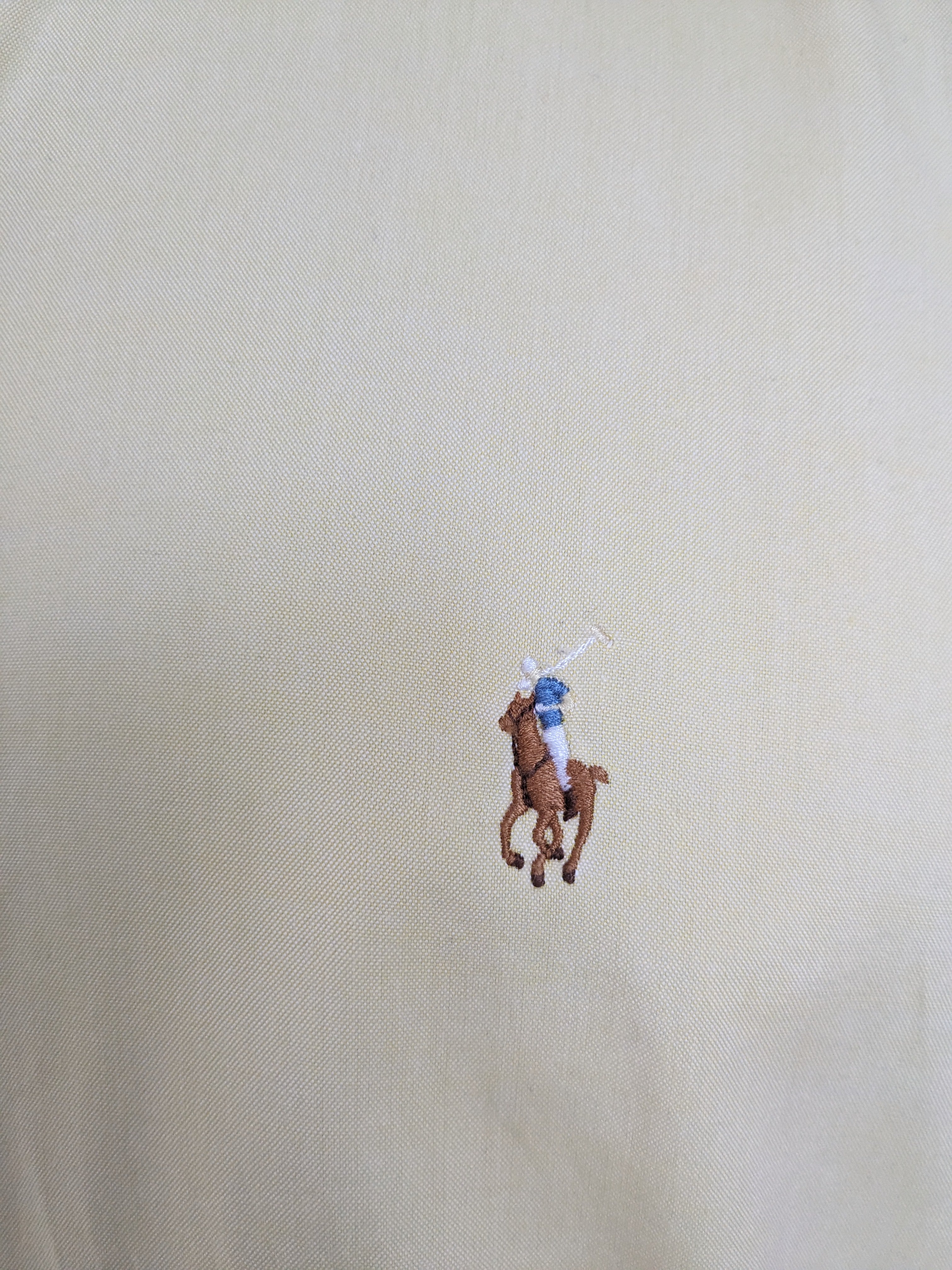 Polo by Ralph Lauren shirt. Yellow. Yarmouth type. Size 2XL XXL