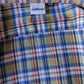 Vintage 70's Soldner overhemd. Groen Blauw Rood geruit. Maat 42 / L.