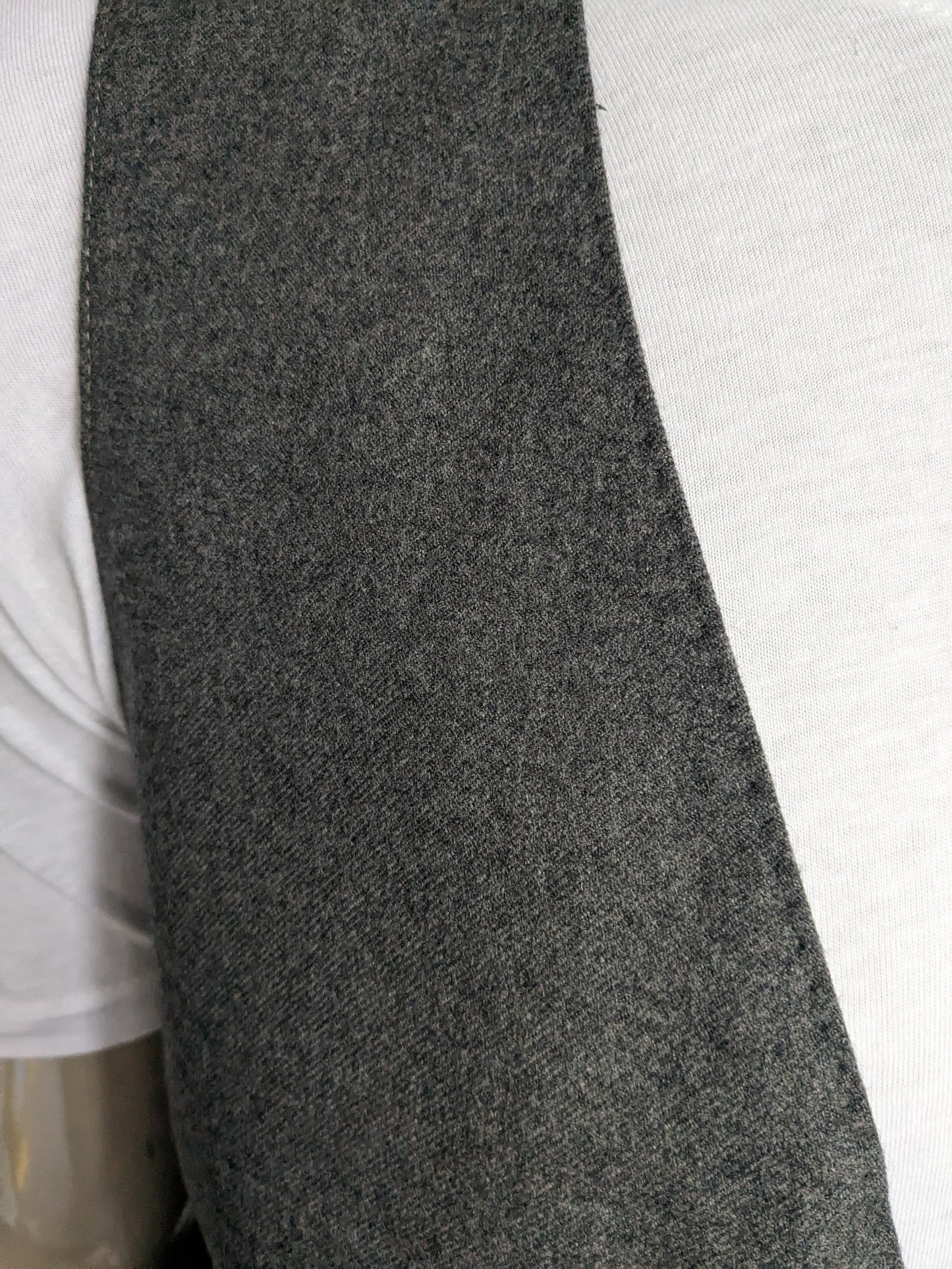 Woolen waistcoat. Gray mixed. Size M. #328