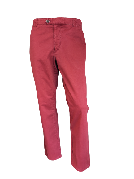 Pantalon / pantalon Meyer. Coloré en rouge. Taille 27 (54/L). Confort moderne.