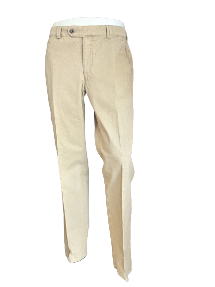 Traffic Menswear pants / trousers. Beige motif. Size 51 / M-L.