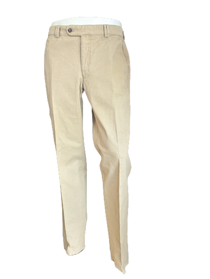Traffic Menswear pants / trousers. Beige motif. Size 51 / M-L.
