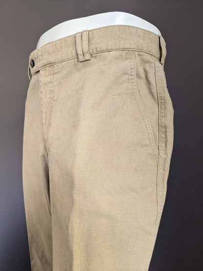 Traffic Menswear pants / trousers. Beige motif. Size 51 / M-L.
