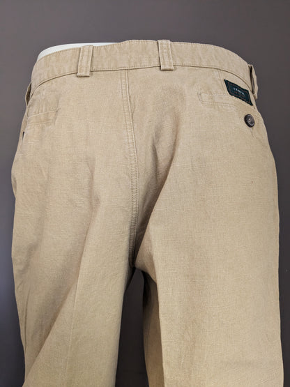 Traffic Menswear pants / trousers. Beige motif. Size 51 / M-L.