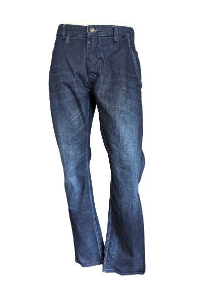Vanguard jeans. Donker Blauw gekleurd. Maat W40 - L36. Limited Edition06.
