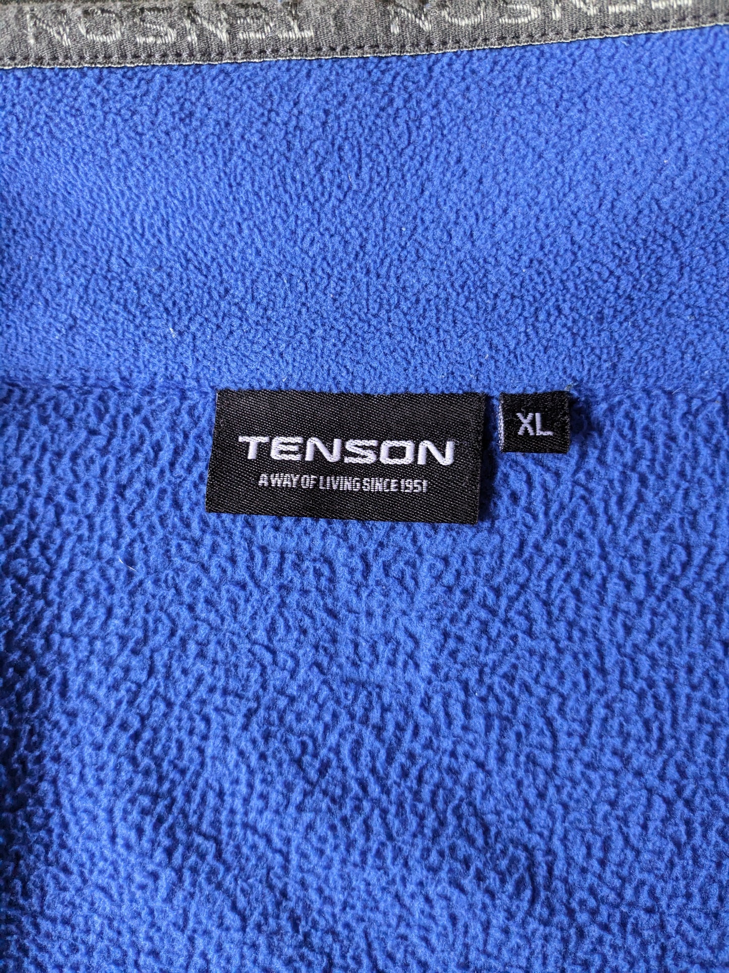 Gilet polaire Tenson. Coloré en bleu. Taille XL.