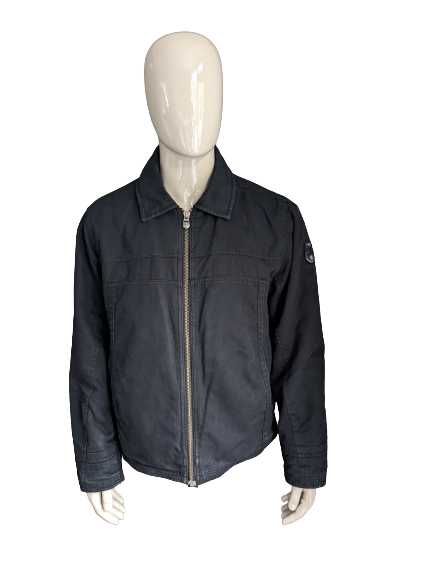 Pall Mall / PME American Classics Winter jas / jack. Zwart gekleurd. Maat L.