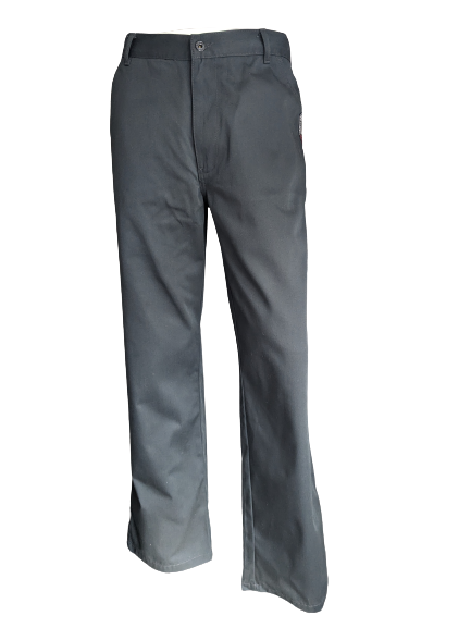 s.Olivier Arbeits-/Industriehose. Dunkelgrau gefärbt. Größe B36 - L34.
