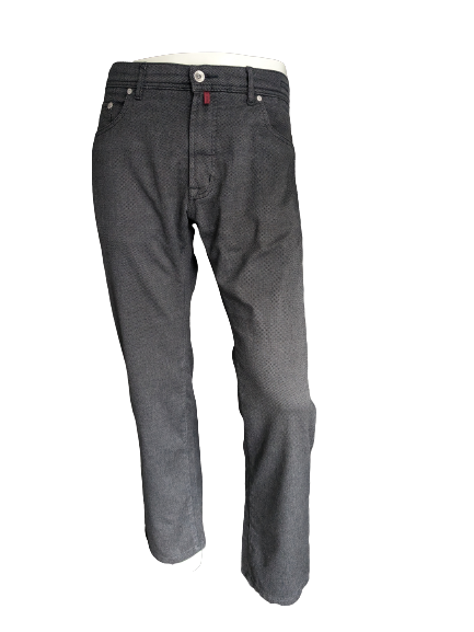 Pantalon / pantalon Pierre Cardin. Motif gris. Taille 26 (52 / L). Type Lyon. Voyage.