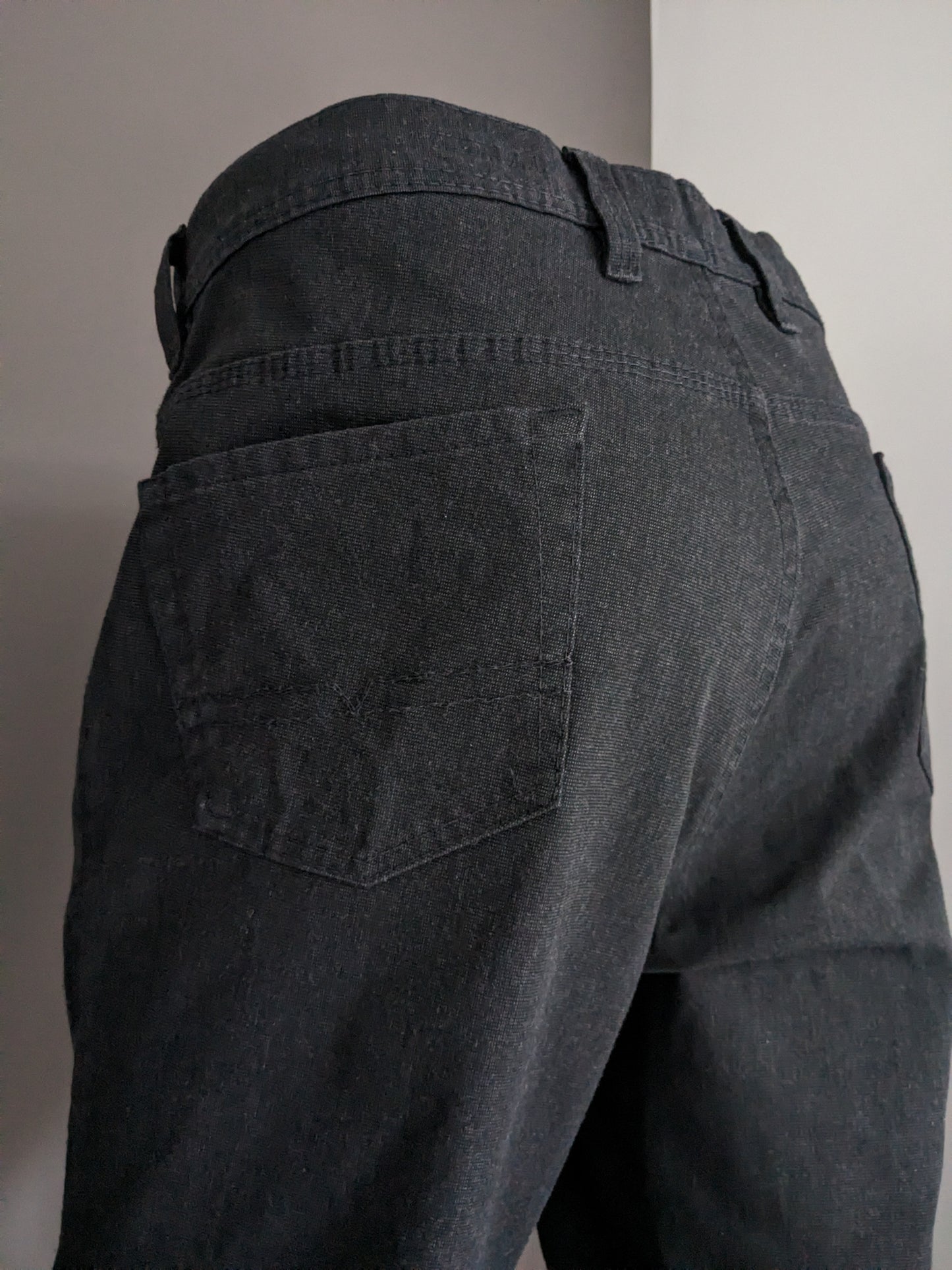 Pantalones pioneros. Motivo negro gris. Tamaño 58 / xl. Escriba Thomas.