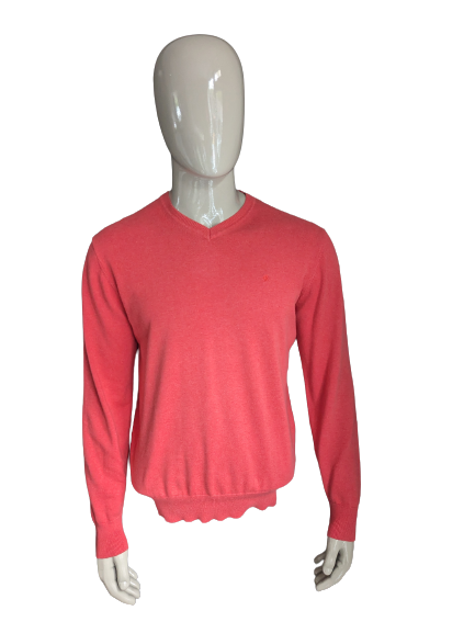 Adam Friday Pullover. Rosa gemischt. Größe L.