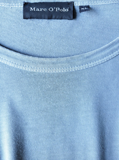 Marc O'Polo Langarm. Hellblau gefärbt. Größe XL.