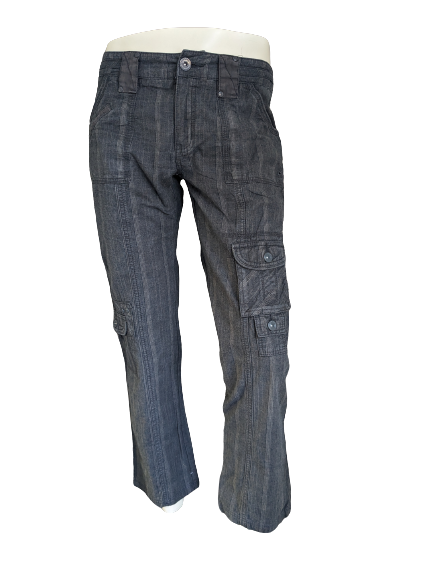 Street One Cargohose. Gray überprüfte. W30 - L30