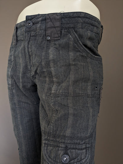 Street One Cargohose. Gray überprüfte. W30 - L30