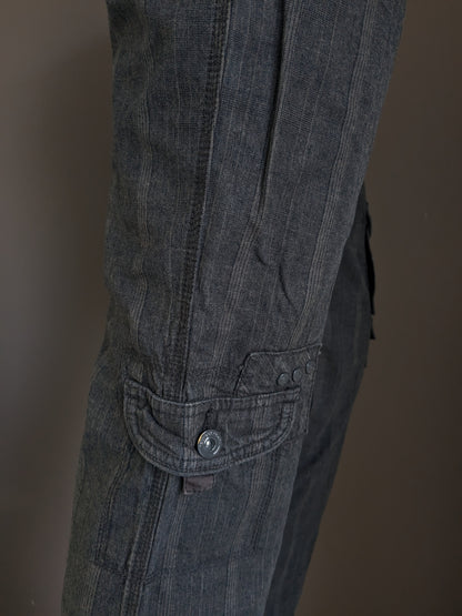 Street One Cargohose. Gray überprüfte. W30 - L30