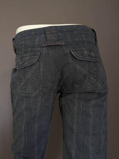 Street One Cargohose. Gray überprüfte. W30 - L30