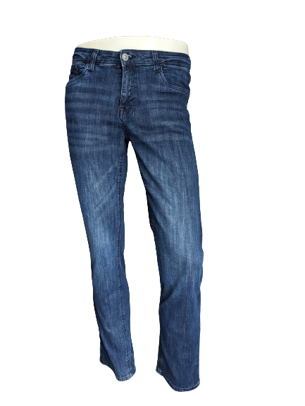 C&A Jeans. Azul oscuro. W29 - L32. Estiramiento de ajuste recto.