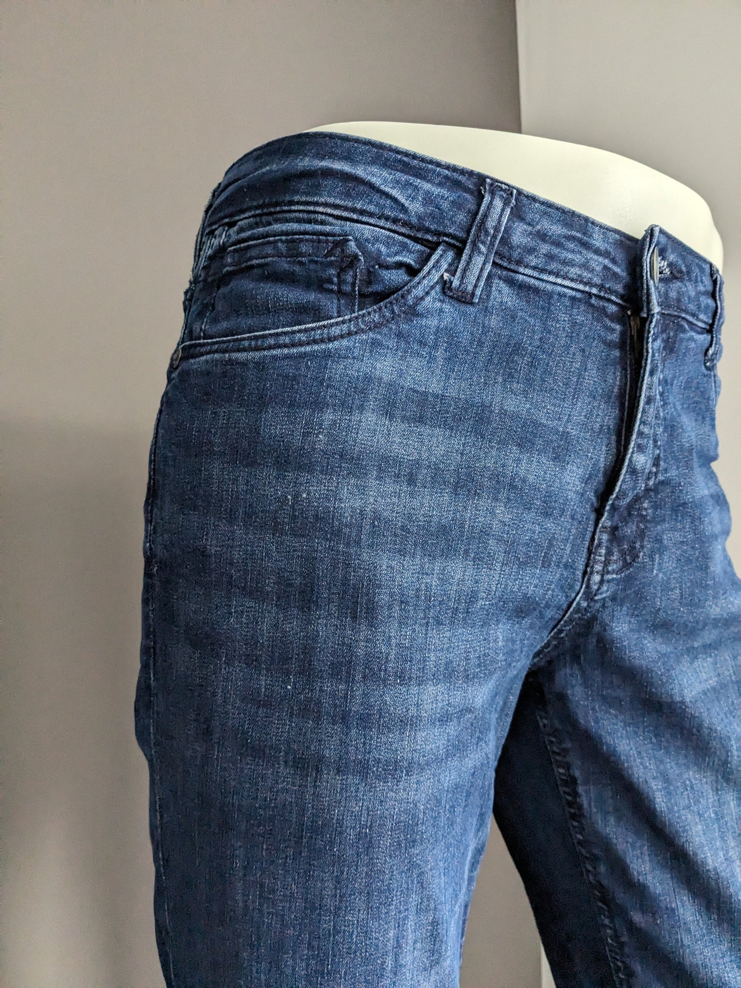C&A Jeans. Dark blue. W29 - L32. Straight fit stretch.