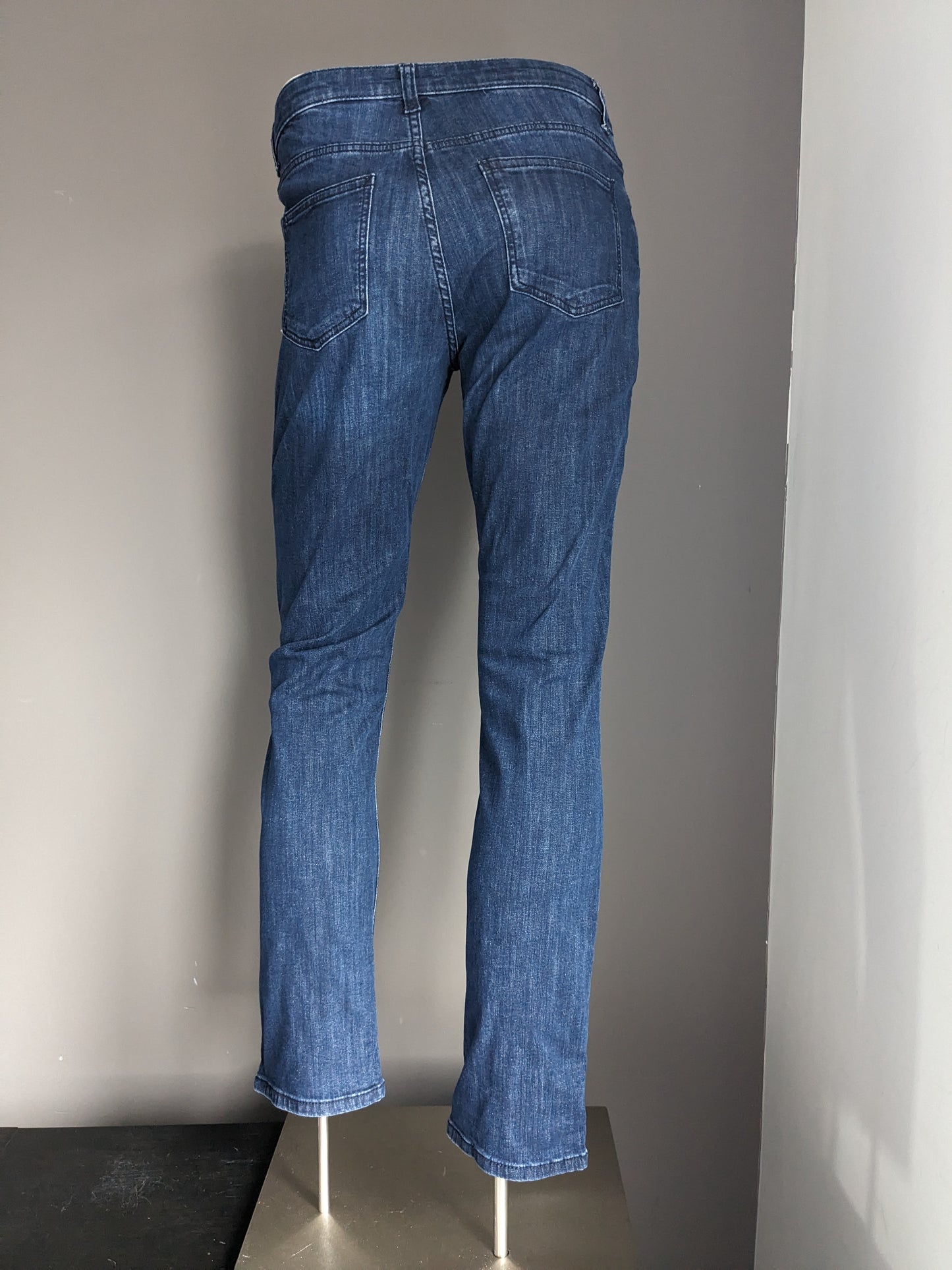 C&A Jeans. Bleu foncé. W29 - L32. Étirement en ajustement droit.