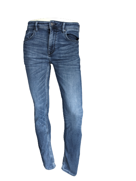 Clockhouse Jog Denim Jeans. Bleu. W32 - L34. Stretch Slim Fit.