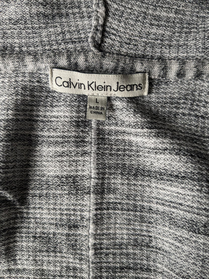 Calvin Klein vest. Grijs wit gemêleerd. Maat L.