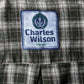 Charles Wilson flanellen overhemd. Groen bruin geruit. Maat L.