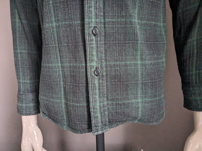 Chemise en flanelle Levi's. Vert Noir coché. Taille S. Détendu.