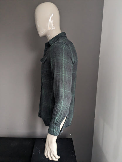 Chemise en flanelle Levi's. Vert Noir coché. Taille S. Détendu.
