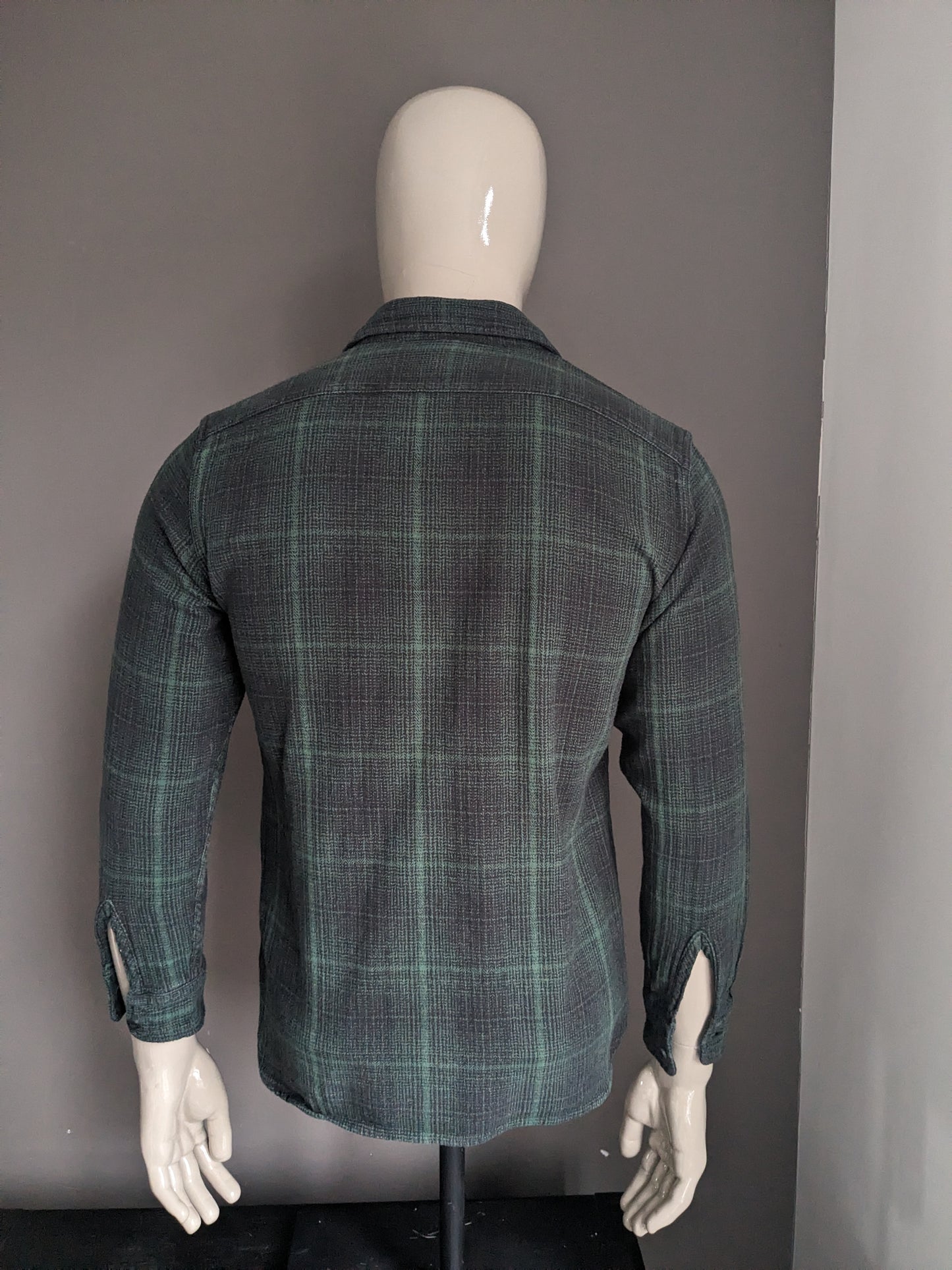 Chemise en flanelle Levi's. Vert Noir coché. Taille S. Détendu.