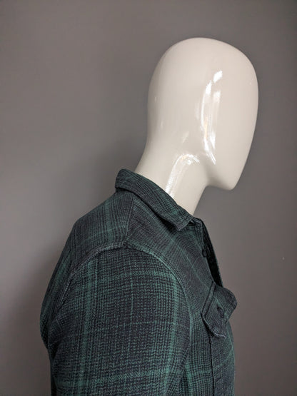 Chemise en flanelle Levi's. Vert Noir coché. Taille S. Détendu.