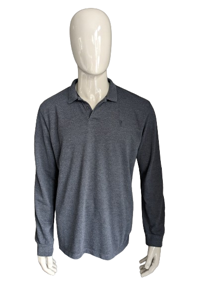 Next polo sweater. Gray mixed. Size XL. Regular fit.
