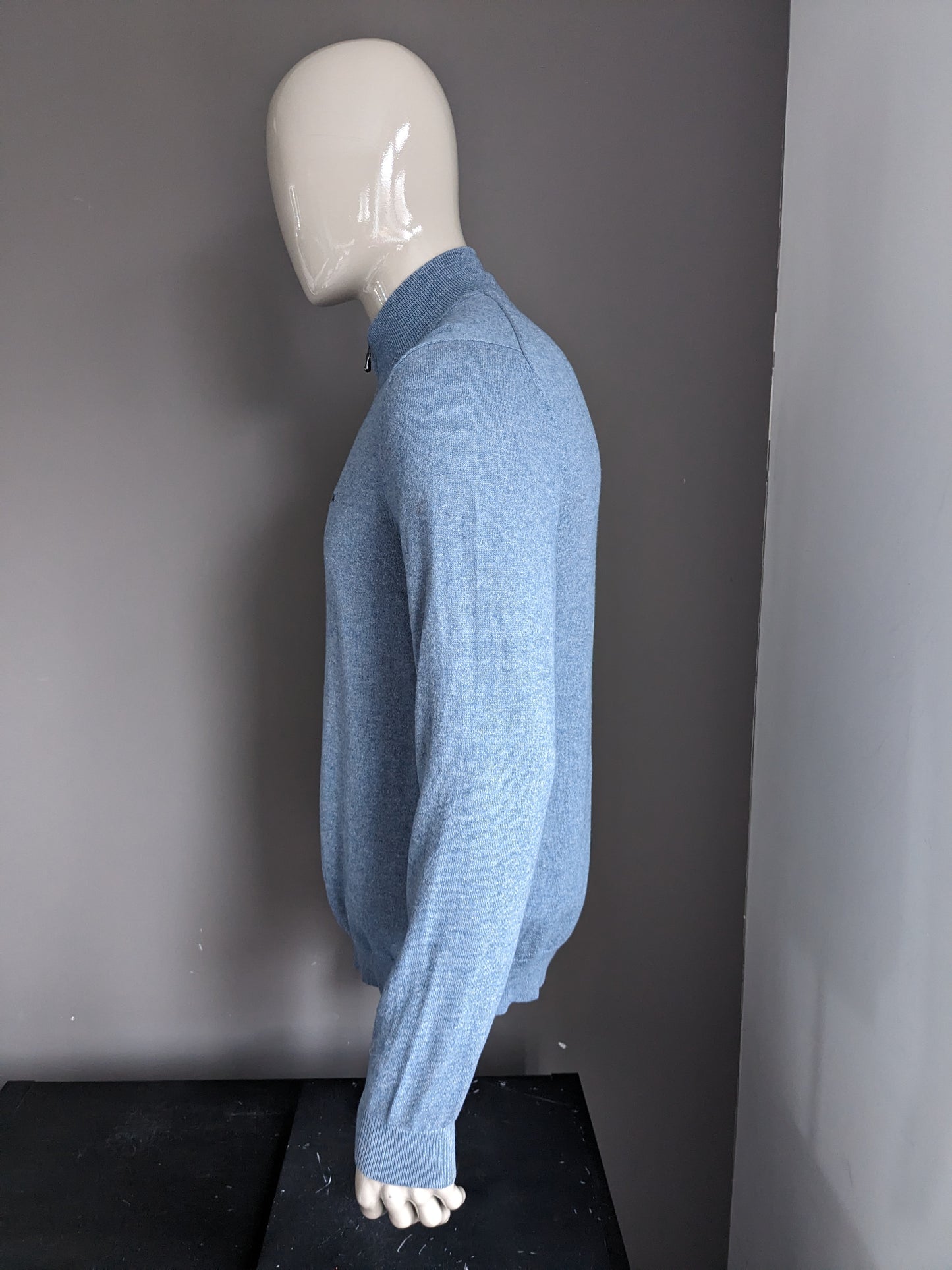 Gilet à fermeture éclair McGregor. Bleu mixte Taille L.