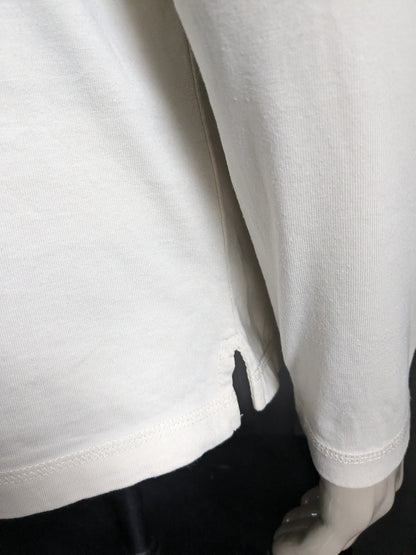 Lee Cooper "Roxy Club" à manches longues. Beige avec imprimé. Taille XL.