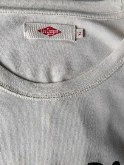 Lee Cooper "Roxy Club" à manches longues. Beige avec imprimé. Taille XL.