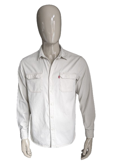 Levi's-Shirt. Beigefarben. Größe L. Standard.