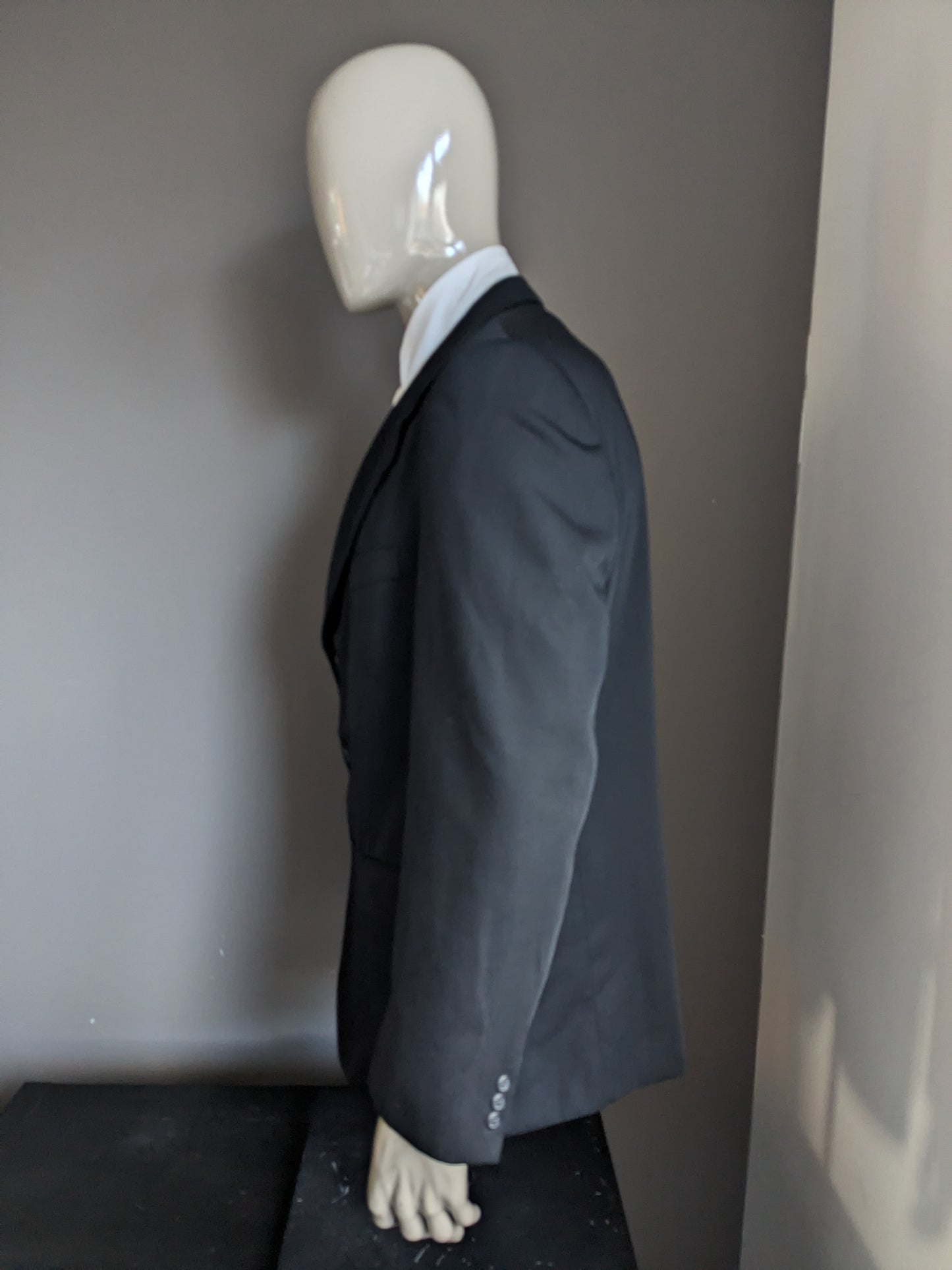 Burtons Anzugjacke. Schwarz gefärbt. Größe 52 / L. Normal.