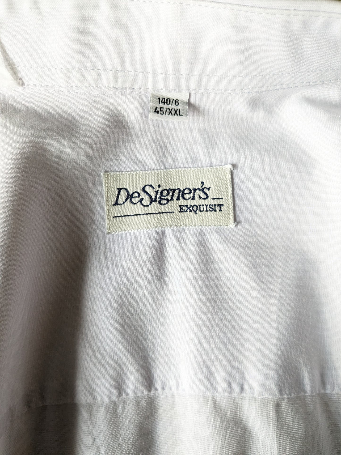Vintage Designer -Hemd. Weiß. Größe 2xl / xxl.